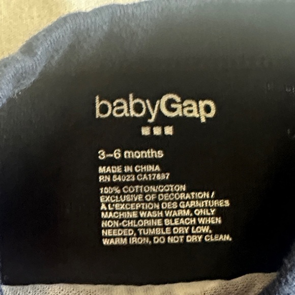GAP - Navy Blue Baby Onesie with Monkey Design - Picture 3 of 3